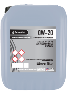 0W-20 C5 Volvo FULLY SYNTHETIC Engine Oil